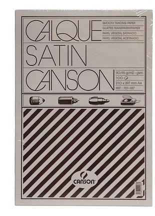 Калька бумага canson а4, 100 листов (94 г/м кв) матовая (5812)
