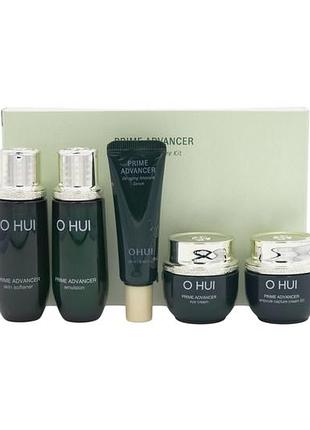 Набір для пружності шкіри антивіковий o hui prime advancer miniature kit 5pcs
