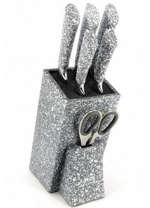 Набір ножів (7шт) мармурове покриття