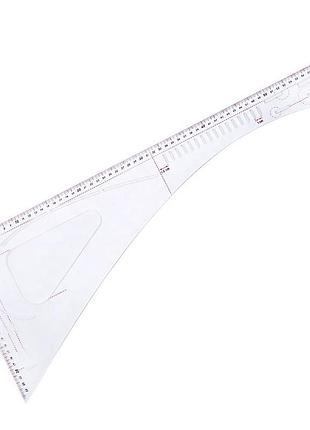 Лекало портновское многофункциональное толщина 3мм, 60,5см х 24,5см (5816)
