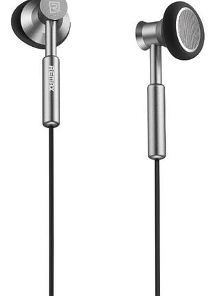 Наушники с микрофоном и кнопкой ответа remax rm-305m черные