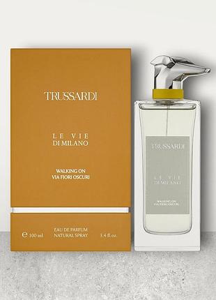Trussardi le vie di milano walking on via fiori oscuri