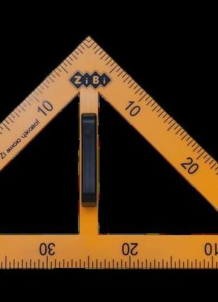 Угольник teacher 90°/45° для школьной доски 50 см, желтый, kids line zb.5639 (5861)