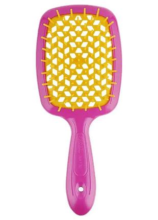 Щетка janeke superbrush 1830 расческа pink yellow