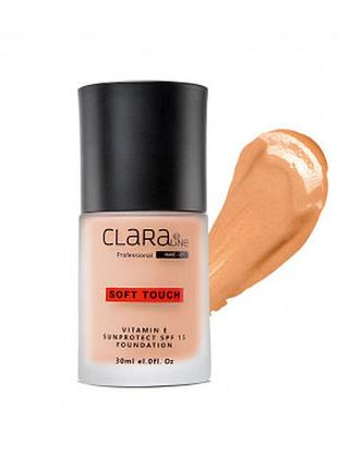 Тональна основа hd soft touch з spf 15 claraline 713 creamy natural 30 мл