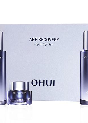 Мини набор косметических средств с коллагеном, экстрактами маточного молочка и икры o hui age recovery 47 ml