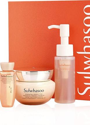 Оновлений зміцнювальний та зволожуючий крем sulwhasoo essential perfecting intensive firming cream set 155 ml