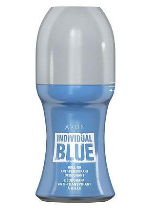 Avon дезодорант-антиперспирант с шариковым аппликатором individual blue, 50 мл