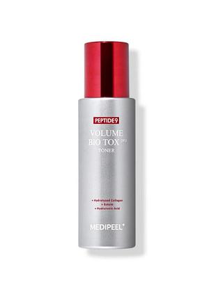 Тонер с пептидами и гиалуроновой кислотой medi-peel peptide 9 volume bio tox toner pro 250ml