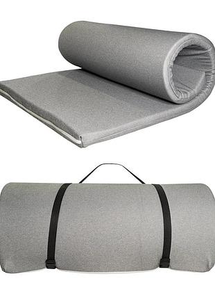 Матрац - топпер "графіт" - 60х200 см