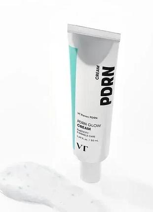 Увлажняющий капсульный крем для сияния кожи vt cosmetics pdrn glow cream 50 мл