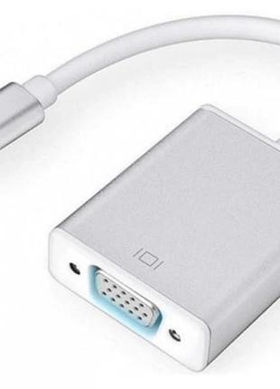 Переходник для type-c на vga адаптер для usb-c to vga тv hdtv для macbook
