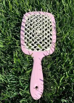 Щітка janeke superbrush 1830 гребінець пастельно рожева pastel pink