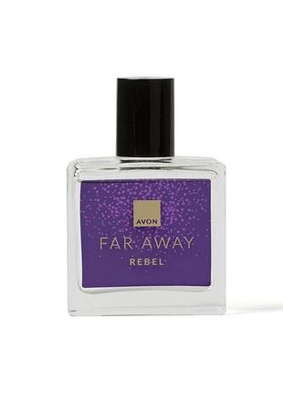 Avon парфюмерная вода far away rebel, 30 мл оновленний дизайн женский сладковатый аромат