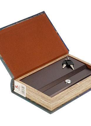 Книга-сейф "песочные часы" для хранения денег, документов или других ценных вещей 26х17х5 см elisey