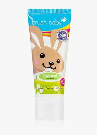 Зубна паста для дітей brush baby applemint 0-3р