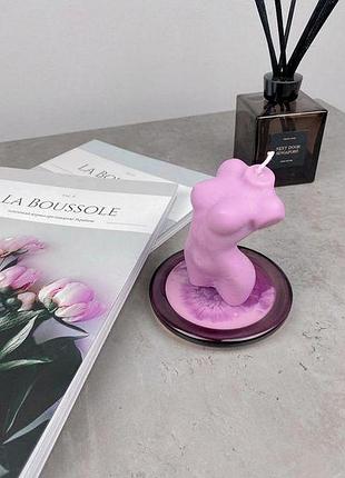 Соевая свеча ahprodite с эфирными аромамаслами 7х10см verbena