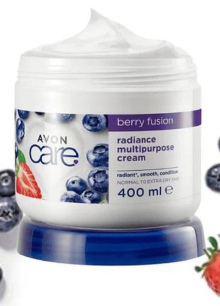 Avon мультифункциональный крем для лица, рук и тела «ягодный микс», 400 мл