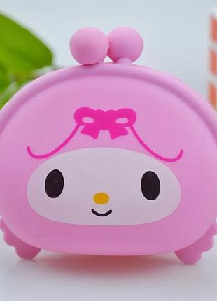 Кошелек/сумочка. силиконовый маленький кошелек для монет, сумочка для ключей, bluetooth наушники розовый