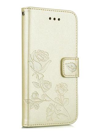 Чехол книжка с 3d узором на samsung а53 5g чохол книжка жіночий на самсунг а53(a536) золото