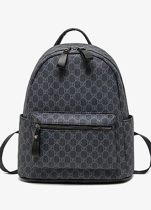 Стильный женский рюкзак из эко-кожи цвет: синий