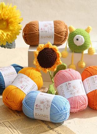 Пряжа для вязания 100% акрил премиум (144м) турция