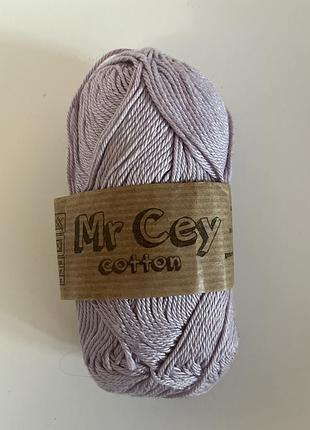 Пряжа для вязания mr cey cotton (хлопок 100%) 50g/ 125м