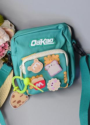 Сумка кросс-боди “cookies” в корейском стиле цвет: зелёный