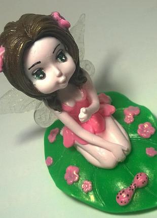 Сувенирное мыло ручной работы фея с крылышками (в тубусе)