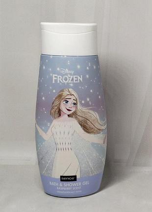 Детская пена для ванны и гель для душа с запахом малины disney frozen 300 мл.