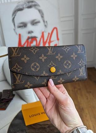 Брендовый кошелек для девушки луи витон женский бумажник кожаный портмоне для женщины louis vuitton