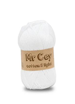 Пряжа для вязания mr cey cotton (хлопок 100%) 50g/ 125м