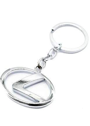 Брелок на ключі машини з логотипом авто зі сталі lexus