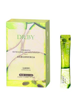 (1*10 мл) ополіскувач для рота з ароматом лайма в стіку probiotic vitality refreshing lime mouthwash