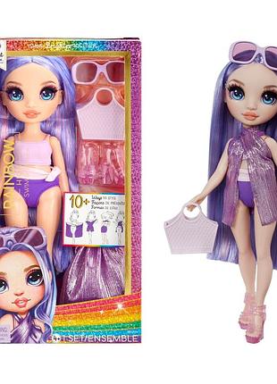 Лялька rainbow high серії swim&style віолетта з аксесуарами