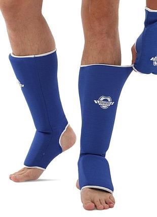 Защита голени и стопы hard touch co-8912 р-р s-xl синий, l
