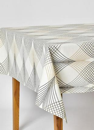 Скатертина з водовідштовхувальним просоченням ideia 140х170 см бавовна беж