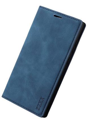 Чехол книжка магнітний для samsung а51 чехол-книжка на самсунг а51(sm-a515) синій