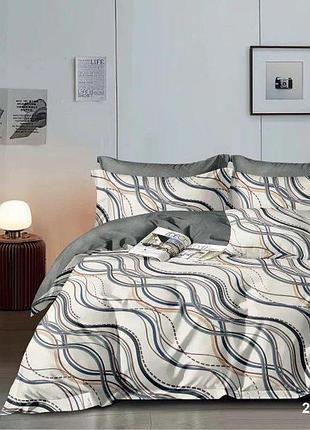 Постельное белье волна, ранфорс, полуторный комплект