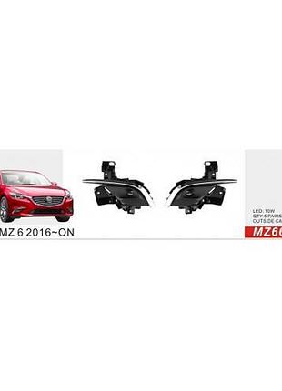 Фары доп.модель mazda 6 2016-/mz-663l/led-10w/эл.проводка