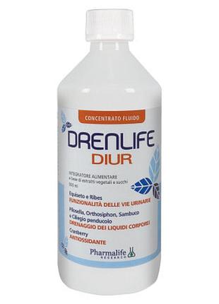 Харчова добавка для сприяння функціональності сечовивідних шляхів drenlife, 500 мл