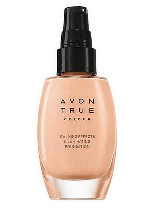 Avon увлажняющий матирующий тональный крем для лица «спокойное сияние» пробный образец