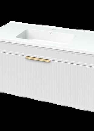 Тумба підвісна з умивальником "адель" 60/80/100 біла (комплект) 1000