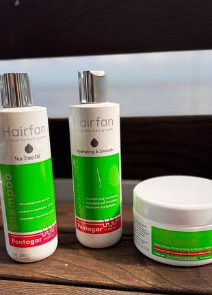 Pontagar hairfan. shampoo, conditioner, hair mask. шампунь, кондиционер, маска для волос
