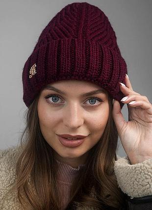 Шапка «аурин» (4724) бордовый
