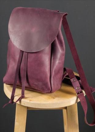 Шкіряний жіночий рюкзак1 фото