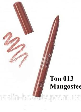 Помада-карандаш для губ водостойкая bogenia velvet waterproof matte 013 mangosteen