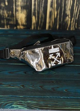 Бананка лак off white 4 серебро