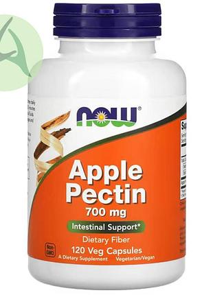 Now foods, яблучний пектин (клетчатка), 700 мг, 120 капсул