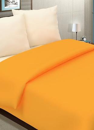 Постельное белье поплин апельсиновый мусс